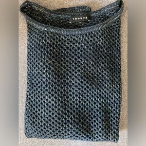 Trouvé mesh sweater with sparkly threads EUC